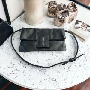 Blaque Shoulder Handbag in Cow Leather